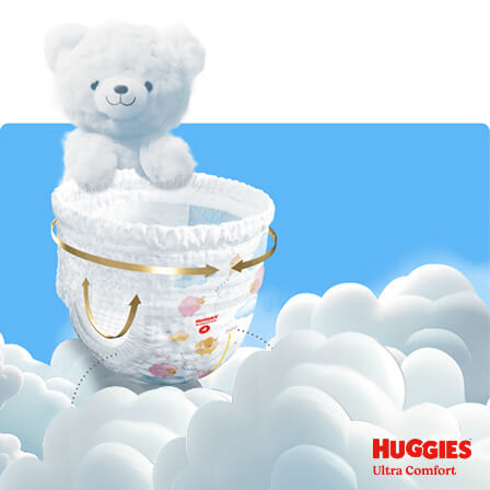 Huggies UC Pants 1 girls extra